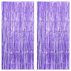 Picture of KatchOn, XtraLarge Light Purple Fringe Backdrop - 3.2x8 Feet, Pack of 2, Purple Backdrop for Birthday Party | Purple Party Decorations | Purple Streamer Backdrop for Happy Halloween Decorations