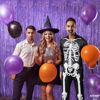 Picture of KatchOn, XtraLarge Light Purple Fringe Backdrop - 3.2x8 Feet, Pack of 2, Purple Backdrop for Birthday Party | Purple Party Decorations | Purple Streamer Backdrop for Happy Halloween Decorations