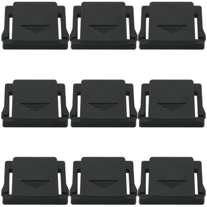 Picture of JJHXSM 10PCS DSLR Hot Shoe Dustproof Universal Cover Plastic Hot Shoe Protective Cover Universal Camera Flashlight Hot Shoe Cover for Flash Bracket Studio Accessories Black