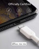 Picture of Anker iPhone Cable, Powerline II Lightning Cable, Probably The World's Most Durable Cable, MFi Certified for iPhone Xs/XS Max/XR/X / 8/8 Plus / 7/7 Plus / 6/6 Plus / 5S (White)
