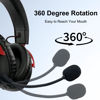 Picture of SPTSSWET Replacement Game Microphone Compatible with HyperX Cloud III/Cloud 3 Wired Wireless Gaming Headset for PC Xbox One PS4 PS5 Detachable Noise Cancelling Microphone,Black