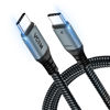 Picture of VCOM USB4 Cable for Thunderbolt 3 Cable 6.6 Ft, 20Gbp Cable with 100W Charging and 84K@60Hz Video,Compatible with Thunderbolt 3 Cable and USB-C,for MacBooks,Hub, Docking, and More