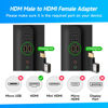 Picture of Togconn 8K HDMI Flat 90 Degree and 270 Degree Gold Plated Adapter 2 Pack, Right Angle HDMI Male to Female Vertical Flat Adapter HDMI L Shape Extender, Supports 8K@60Hz，4K@120Hz, for HDTV, Xbox One
