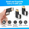 Picture of Togconn 8K HDMI Flat 90 Degree and 270 Degree Gold Plated Adapter 2 Pack, Right Angle HDMI Male to Female Vertical Flat Adapter HDMI L Shape Extender, Supports 8K@60Hz，4K@120Hz, for HDTV, Xbox One