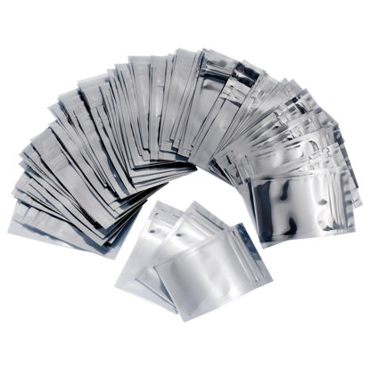 Picture of Ellbest 200pcs 2.36x3.54 inch Anti Static Bag Antistatic Resealable Bag for SSD HDD and Other Electronic Devices