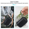 Picture of Lacdo USB Flash Drive Case, USB Storage Case, USB Holder Storage Bag, Thumb Drive Caes for SanDisk/Samsung USB Flash Drive USB Case, Jump Drive Case, Electronic Accessories Organizer, Black