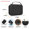 Picture of Elonbo Carrying Case for Sony ZV-1 / ZV-1F / ZV-1 II Vlog Digital Camera, Bluetooth Grip Vlogger Accessory Kit for Vlogging YouTube Live Video 4K Camera Travel Storage Cover Bag, Black