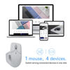 Picture of Rapoo MT760 Multi-Device Wireless Mouse, Bluetooth 5.0 and 2.4G Multi-Mode Connection, Up to 4 Devices, 11 Programmable Buttons, 4K DPI, 90 Days Battery Life, PC, Light Grey
