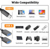 Picture of USB C Male to Dual USB Female Adapter, USB C to USB Splitter, Type C to USB A OTG Adapter, Dual USB Port Hub, Compatible with iPhone 15 Max, MacBook Pro, iPad Air, Surface GO, Xbox One, PS5