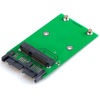 Picture of cablecc Mini PCI-E mSATA SSD to 1.8 Micro SATA 7+9 16pin Adapter Add on Cards PCBA for SSD Hard Disk