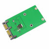 Picture of cablecc Mini PCI-E mSATA SSD to 1.8 Micro SATA 7+9 16pin Adapter Add on Cards PCBA for SSD Hard Disk