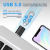 Picture of Cluoshu 2PCS Upgraded USB to USB C Adapter, Aluminium USB 3.0 to USB C Adapter, USB C to USB Adaptor, USB 3.0 Transfer, Compatible with Samsung, iPhone, IPad, Power Bank and More USB C Devices.