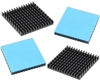 Picture of Easycargo 40mm Heatsink Kit 40mmx40mmx5mm + 3M8810 Thermal Conductive Adhesive Tape, Cooler Aluminium Heat Sink for Cooling 3D Printers Stepper Motor TEC1-12706 Thermoelectric Peltier Cooler 40x40x5mm
