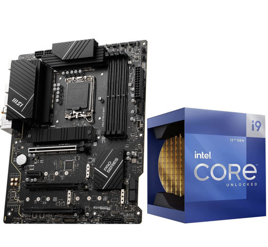 Picture of INLAND Micro Center CPU Motherboard Intel Core i9-12900K 16 Cores up to 5.2 GHz Unlocked LGA 1700 Desktop Processor with Integrated Graphics Plus MSI PRO Z790-P WiFi DDR5 ProSeries Motherboard
