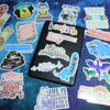 Picture of 150pcs Stickers for Kindle | Kindle Stickers Bookish Reading Sticker Pack for Smut Readers | Laptop Water Bottle Computer Accessories| Holographic Waterproof
