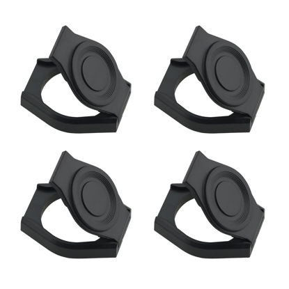 Picture of Ruiwaer 4PCS Protective Lens Privacy Cover Shutter, Universal Webcam Cover, Desktop Computer External Webcam Lens Cover Shutter Cap Hood, Streaming Web Camera Privacy Cover Clip, Black