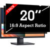 Picture of 20 Inch Privacy Screen Filter [2 Pack] for Computer Widescreen 16:9 Monitor, Privacy Shield, Anti-Glare and Anti-Blue Light Screen Protector
