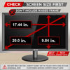Picture of 20 Inch Privacy Screen Filter [2 Pack] for Computer Widescreen 16:9 Monitor, Privacy Shield, Anti-Glare and Anti-Blue Light Screen Protector