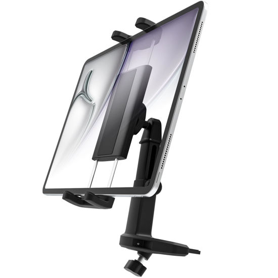 Picture of LYFICCS Car CD Tablet Mount Universal Vehicle CD Slot Holder for iPad 4-12.9'' Pro/Air/Mini, iPhone 15/14/ 13/12/ Kindle Fire HD, Galaxy and More 4-12.9'' Tablet Phone
