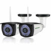 Picture of SV3C WiFi Security Cameras Outdoor, 2 Pack 1080P Two-Way Audio Exterior IP Camera, Outside Surveillance Cam Supports Motion Detection, ONVIF Conformance, IP66 Waterproof, RTSP,Max 128GB SD Card Record