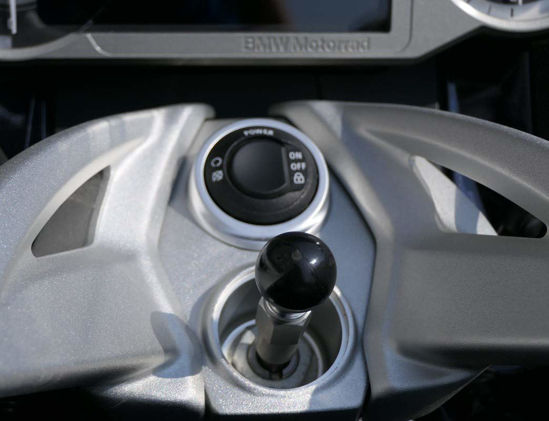 Picture of Custom Stainless Steel Bolt CNC Machined w/ 1" RAM Ball for Mounting Cells, Cameras, GPS, etc. Compatible with BMW K1300, K1600 GT/GTL, R1200RT & RT-LC