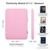 Picture of MoKo 9-11 Inch Tablet Sleeve Bag Carrying Case Fits New 11-inch iPad Pro M4/iPad Air M2 2024, iPad Air 5/4/3 10.9"/10.5", iPad Pro 11 M2, iPad 10th 10.9, iPad 9/8th Gen 10.2, Tab S8/S9 11",Pink