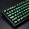 Picture of 142 Keys PBT Doubleshot SA Keycaps Green Translucent Keycaps Set Fit for 61/64/87/104/108 Cherry Mx Switches ISO ANSI Mechanical Keyboard