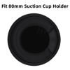 Picture of iSaddle Beanbag Dashboard GPS Mount - Portable Weighted NonSkid Friction Mount Holder for Garmin Nuvi Tomtom Magellan Nextar Mio GPS Navigation Sandbag Fit All Dash Cam Windshield 80mm Mounting Disk