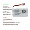 Picture of GEILIENERGY BBTY0651101 Battery Compatible with Uniden BT1007 BT-1007 BT904 BT-904 BT1015 BBTY0460001 BBTY0510001 BBTY0624001 BBTY0700001 HHR-P506, HHR-P506A Cordless Phone(4-Pack)
