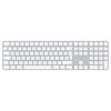 Picture of Apple Magic Keyboard with Touch ID and Numeric Keypad: Wireless, Bluetooth, Rechargeable. Works with Mac Computers with Apple Silicon; German - White Keys