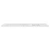 Picture of Apple Magic Keyboard with Touch ID and Numeric Keypad: Wireless, Bluetooth, Rechargeable. Works with Mac Computers with Apple Silicon; German - White Keys