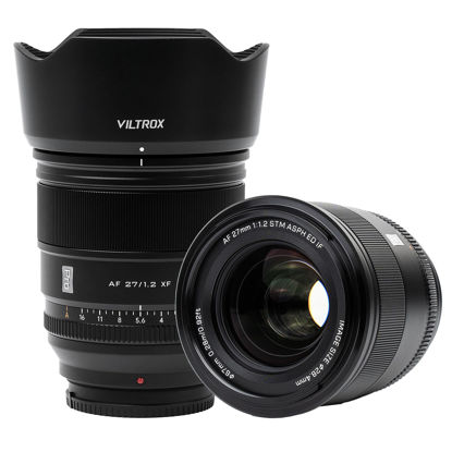 Picture of VILTROX 27mm f/1.2 F1.2 XF PRO Level Ultra Wide Angle Auto Focus APS-C Lens Compatible with Fuji X-Mount Cameras X-T5 X-H2 X-H2S X-T30 II X-T4 X-A7 X-E3 X-E4 X-H1X-Pro2 X-T4 X-T10 X-T20