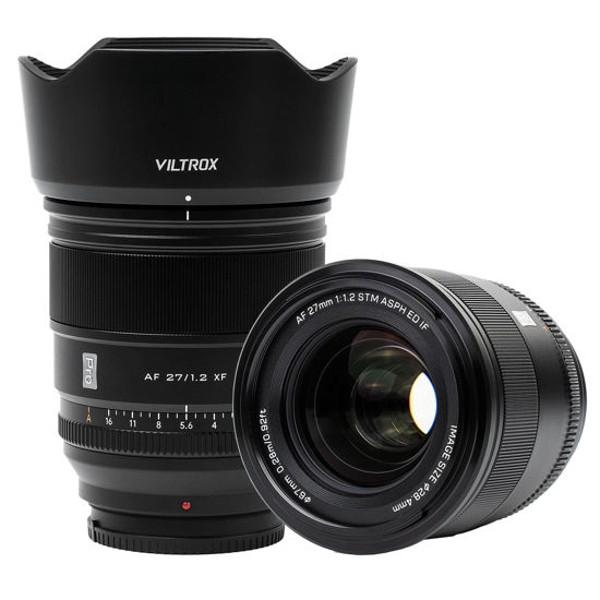 Picture of VILTROX 27mm f/1.2 F1.2 XF PRO Level Ultra Wide Angle Auto Focus APS-C Lens Compatible with Fuji X-Mount Cameras X-T5 X-H2 X-H2S X-T30 II X-T4 X-A7 X-E3 X-E4 X-H1X-Pro2 X-T4 X-T10 X-T20