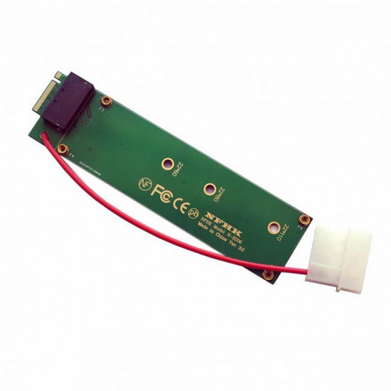 Picture of CY Adapter Ruler 1U GEN-Z EDSFF Short SSD 1C 4X E1.S to NVMe NGFF M-Key 4X Host Carrier Adapter with Power