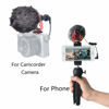 Picture of mcoplus VM-M03 Metal Shotgun Video Microphone Compact On-Camera Cardioid Directional Condenser Mini Recording Mic with Deadcat Windscreen for Smartphone DSLR Cameras and Camcorders Mac Tablet