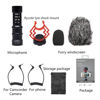 Picture of mcoplus VM-M03 Metal Shotgun Video Microphone Compact On-Camera Cardioid Directional Condenser Mini Recording Mic with Deadcat Windscreen for Smartphone DSLR Cameras and Camcorders Mac Tablet