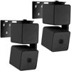 Picture of UYODM 2Pack Adhesive Metal Wall Mount Bracket Compatible with Wyze Cam Pan V3/Wyze Cam V4/ V2, VHB Stick On,No Drilling Mounting Bracket for Wyze Get The Best View,Two Ways Installation (Black)