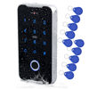 Picture of JASAG IP68 Fully Waterproof Fingerprint RFID Keypad Access Control System, 13.56MHz Wiegand 26 Metal Shell Access Controller, NFC Smart Phone Unlock for Home Safe, Outdoor Supported