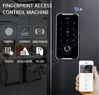 Picture of JASAG IP68 Fully Waterproof Fingerprint RFID Keypad Access Control System, 13.56MHz Wiegand 26 Metal Shell Access Controller, NFC Smart Phone Unlock for Home Safe, Outdoor Supported