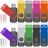 Picture of USB Flash Drives 10 Pack 2GB Flash Drive - AGECASH A USB 2.0 Thumb Drive USB Stick Jump Zip Drive Flashdrive, USB Memory Stick Pendrive for Data Storage & Transfer with 10PCS Lanyard (Multi-Colored)