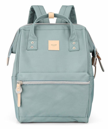 Picture of himawari Laptop Backpack for Women&Men Travel Backpack With USB Charging Port Large Business Bag Water Resistant College Bag Computer Bag Backpack for school (1881-SL)