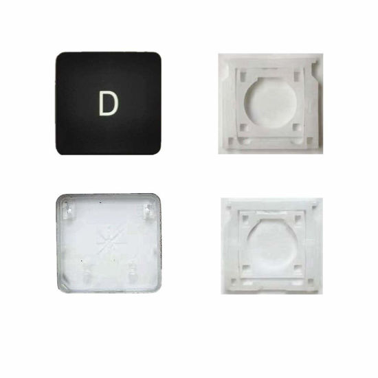 Picture of Replacement Individual AP08 Type D Key Cap and Hinges are Applicable for MacBook Pro Model A1425 A1502 A1398 for MacBook Air Model A1369/A1466 A1370/A1465 Keyboard to Replace The D Key Cap and Hinge