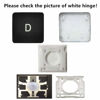 Picture of Replacement Individual AP08 Type D Key Cap and Hinges are Applicable for MacBook Pro Model A1425 A1502 A1398 for MacBook Air Model A1369/A1466 A1370/A1465 Keyboard to Replace The D Key Cap and Hinge