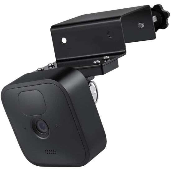 Picture of Wasserstein Door Mount Compatible with Arlo HD/Pro/Pro2/Pro3/Pro4/Pro5S/Ultra/Ultra2/Essential, Blink Outdoor/XT2, Ring Stick Up Cam Battery/Spotlight Cam Battery, eufyCam E/2/2C (Black)