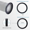 Picture of 37mm to 55mm Camera Filter Adapter Ring,37mm-55mm Lens Adapter Metal Filter Rings Compatible All 37mm Size Lens and 55mm Thread Size Camera Accessory+1pcs Lens Cleaning Cloth.