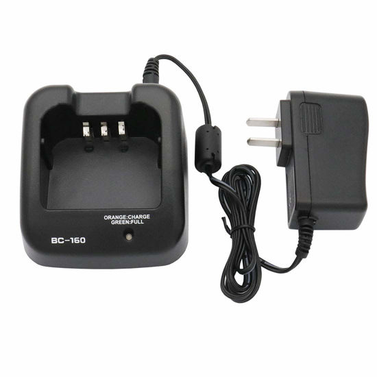 Picture of Karier BP-232 BP-231 BP-230 Li-ion Battery Rapid Charger BC-160 Compatible for ICOM IC-A14 IC-F15 IC-F3011 IC-F4011 IC-F3161 F14 F24 F3011 F4011 F3021 F4021 F33GT F3161 F4161