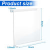 Picture of Jetec Treadmill Book Holder Clear Acrylic Universal Book Holder Compatible with Kindle, Flat Tablet, Nook, eReader Treadmill Book Holder Magazine Reading Rack for Home Office Gym Exercising