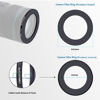 Picture of 62mm to 82mm Camera Lens Adapter,Change The Filter or Lens Size from 62mm to 82mm.Compatible All 82mm Thread Filter Accessory+1pcs Lens Cleaning Cloth.