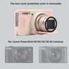 Picture of SZHSYJY Camera Case for Canon PowerShot SX740/ SX730 Digital Camera,Soft Silicone Protective Bag Removable Lens Cover,Anti-Scratch Slim Fit Lightweight Protective Case. (Mist Pink)