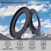 Picture of 40.5mm to 72mm Camera Filter Adapter Ring,40.5mm-72mm Lens Adapter Metal Filter Rings Compatible All 40.5mm Size Lens and 72mm Thread Size Camera Accessory+1pcs Lens Cleaning Cloth.